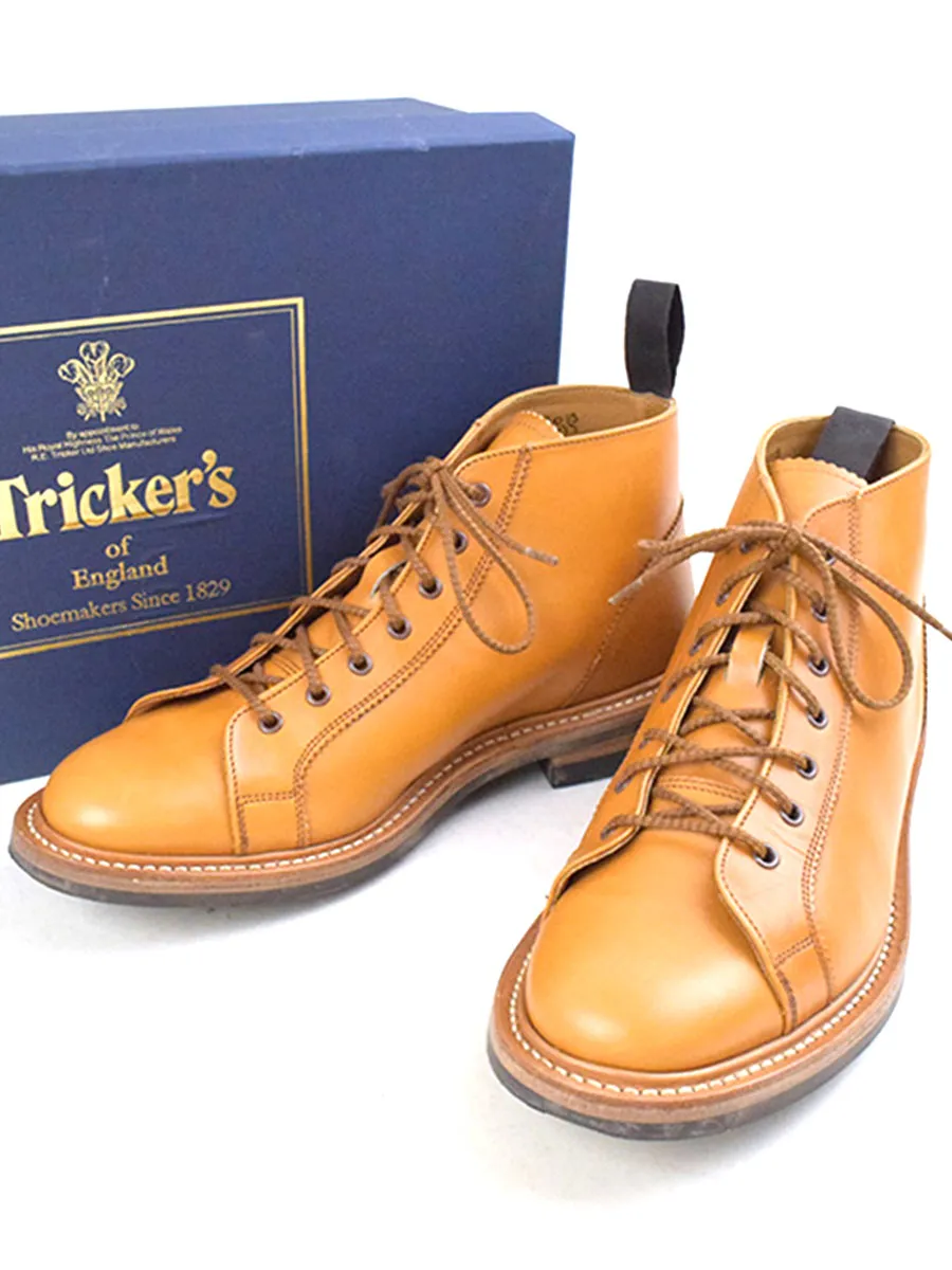 Tricker's トリッカーズ ACORN ANTIQUE 7HOLES レザーモンキーブーツ