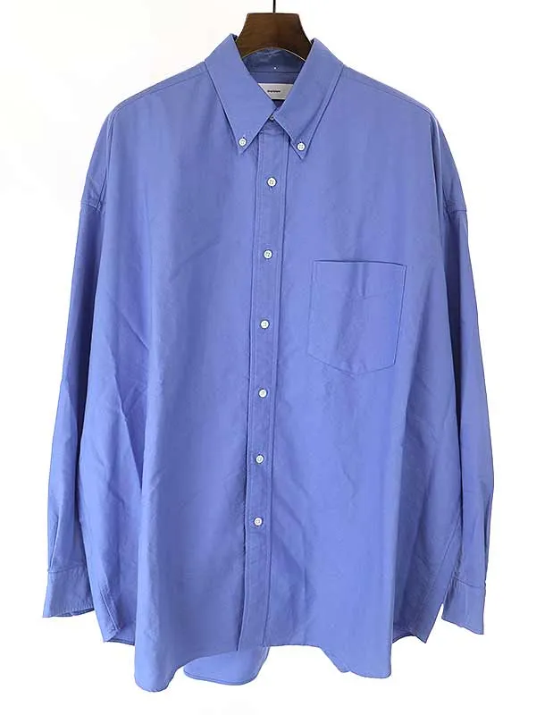 Graphpaper グラフペーパー 22AW Oxford Oversized L/S B.D Shirt オーバーサイズオックスフォードシャツ