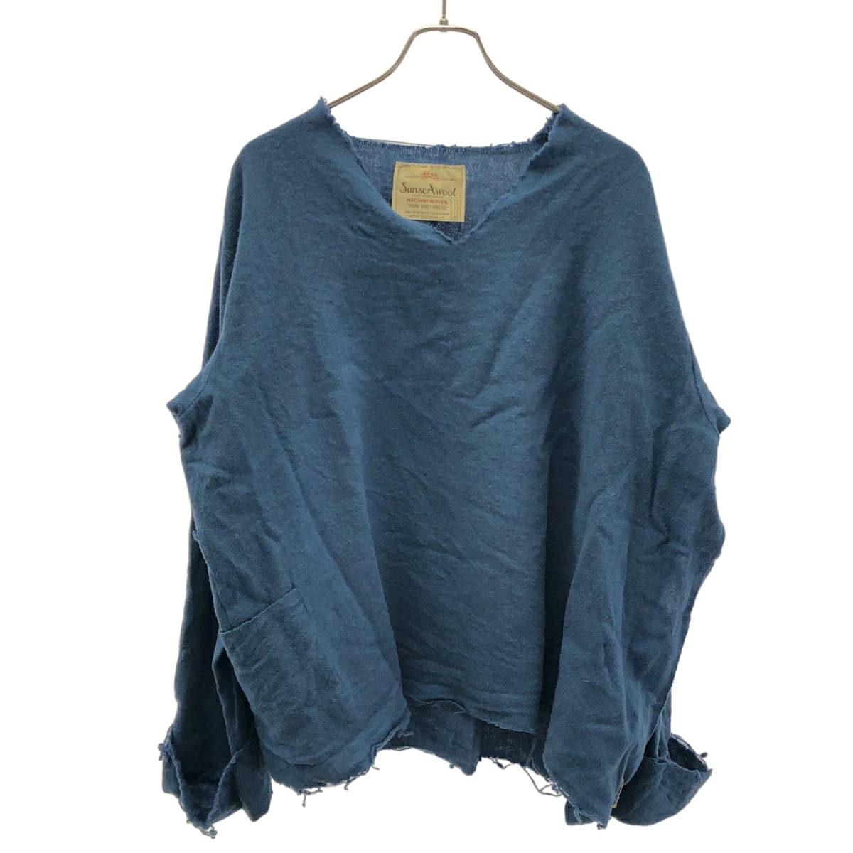 SUNSEA サンシー 31th Collection Shrinkage V Neck ポーチ付 Vネックプルオーバー