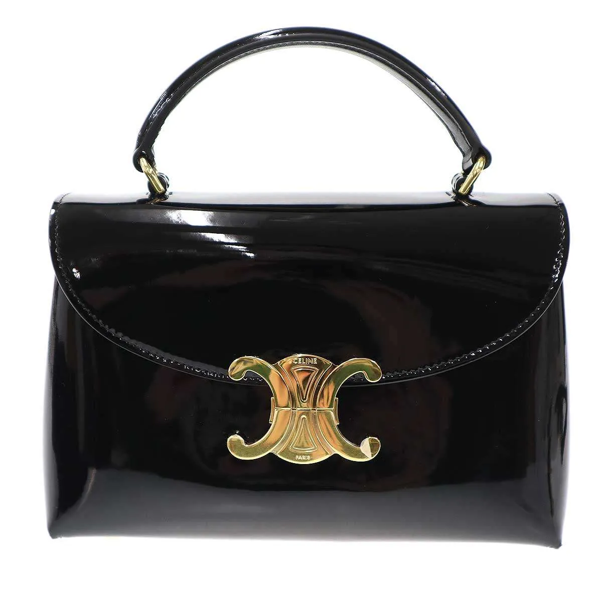 CELINE セリーヌ Teen Nino ティーン ニノ パテントレザーショルダーバッグ