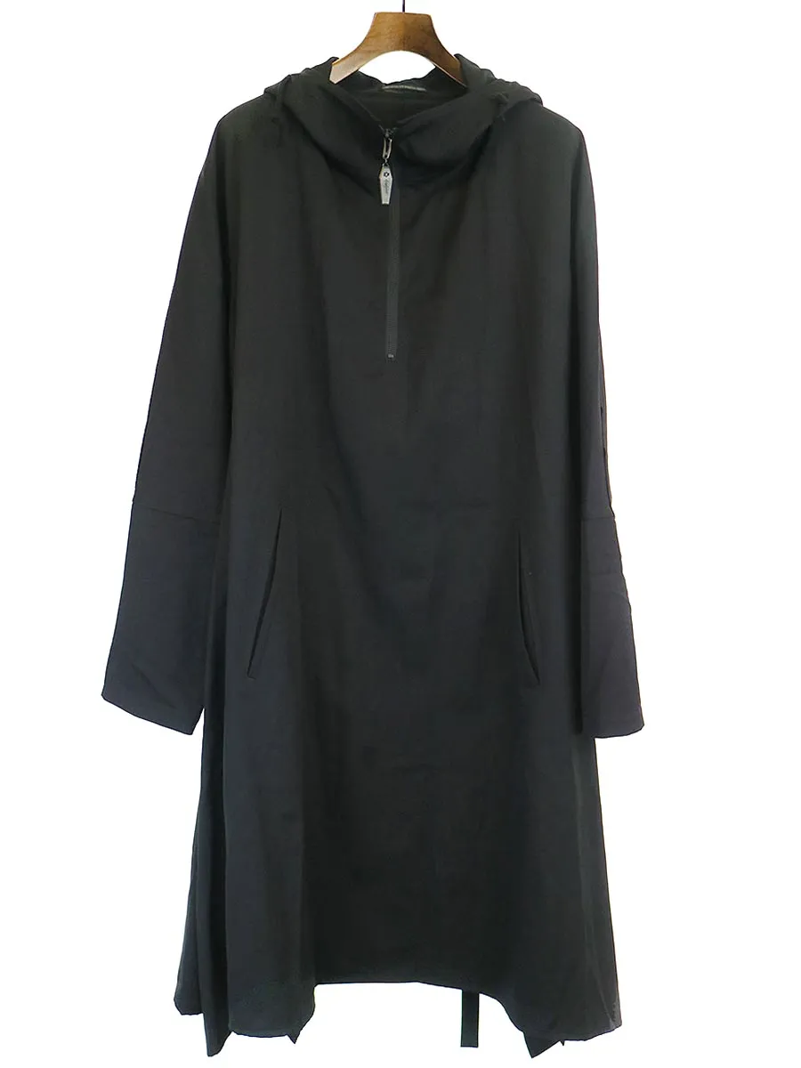 Yohji Yamamoto ヨウジヤマモト プール オム 14AW ハーフジップウールギャバジンロングプルオーバー