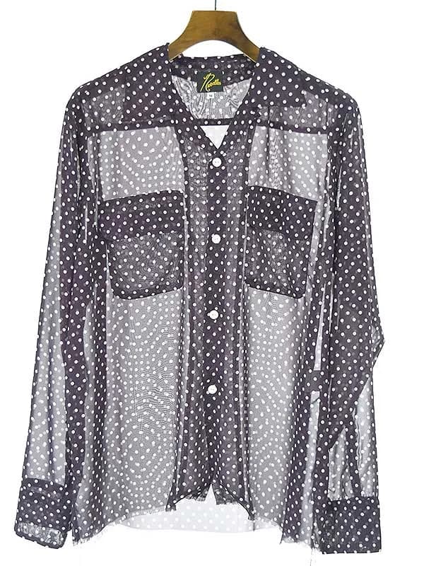 NEEDLES ニードルズ 21SS C.O.B. Classic Shirt Polka Dot Pt ドットシャツ