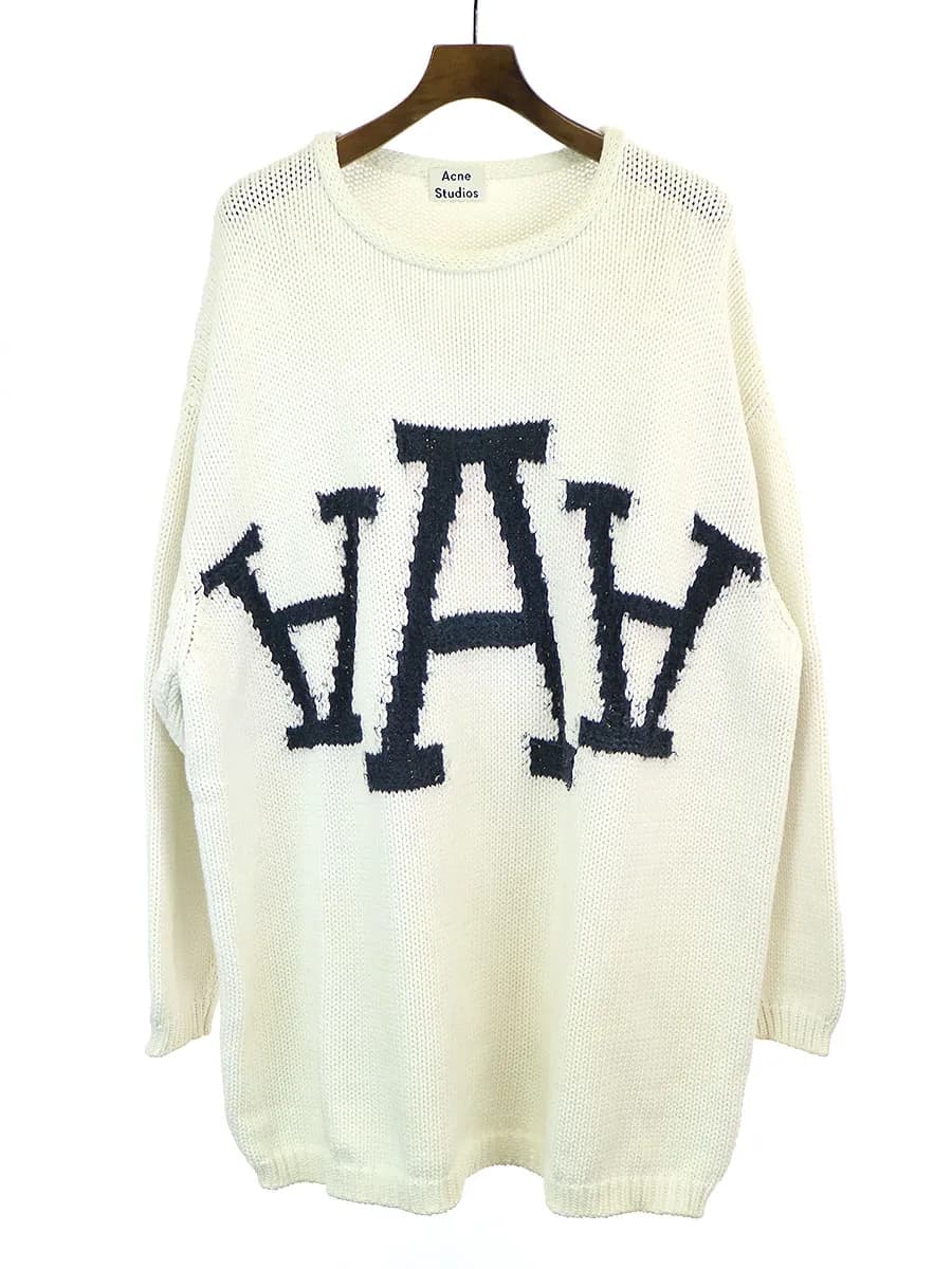 Acne Studios Acne Studios 15SS Dirk Jaquard オーバーサイズジャガードニットセーター