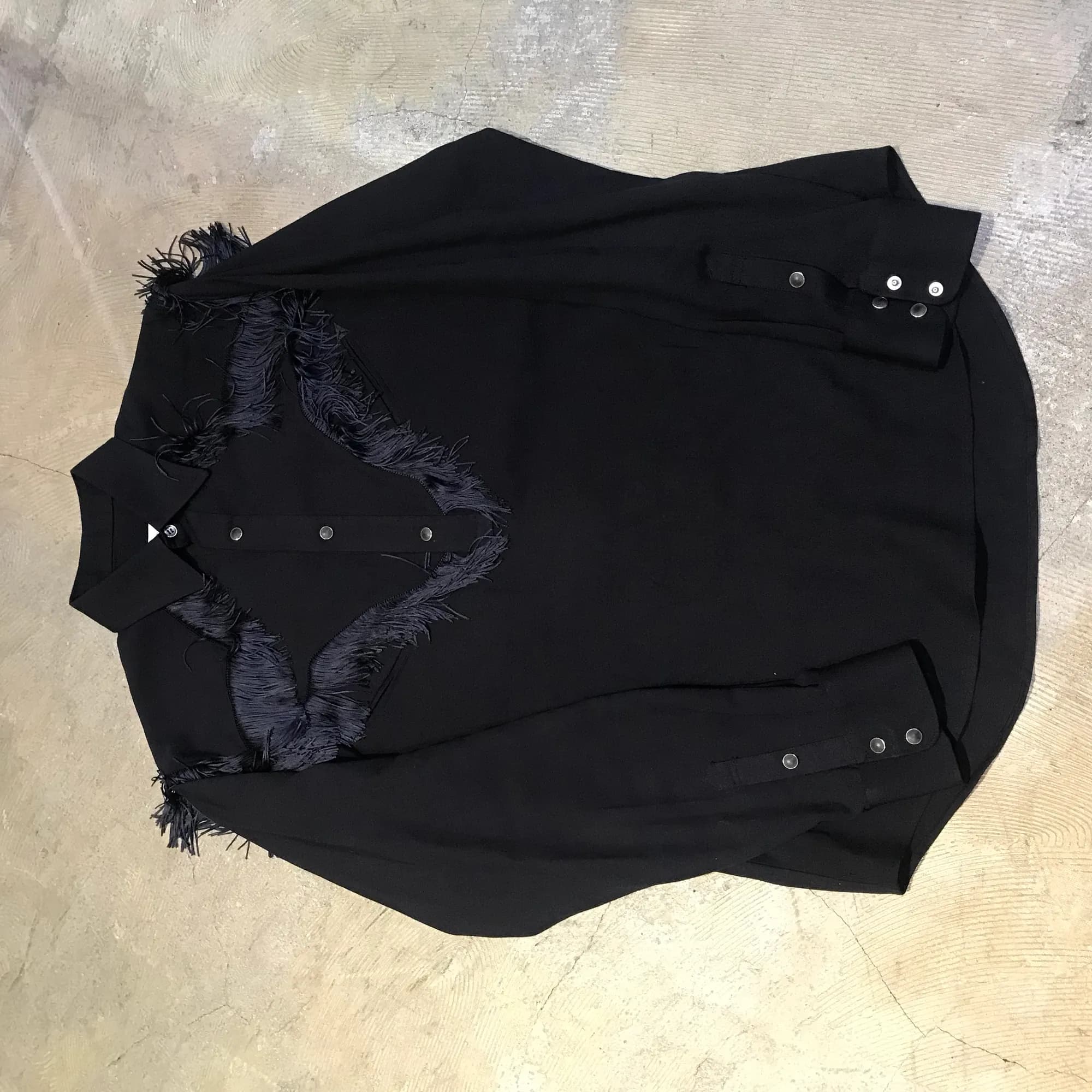 TOGA TOGA VIRILIS 18AW COWBOY FRINGE SHIRT