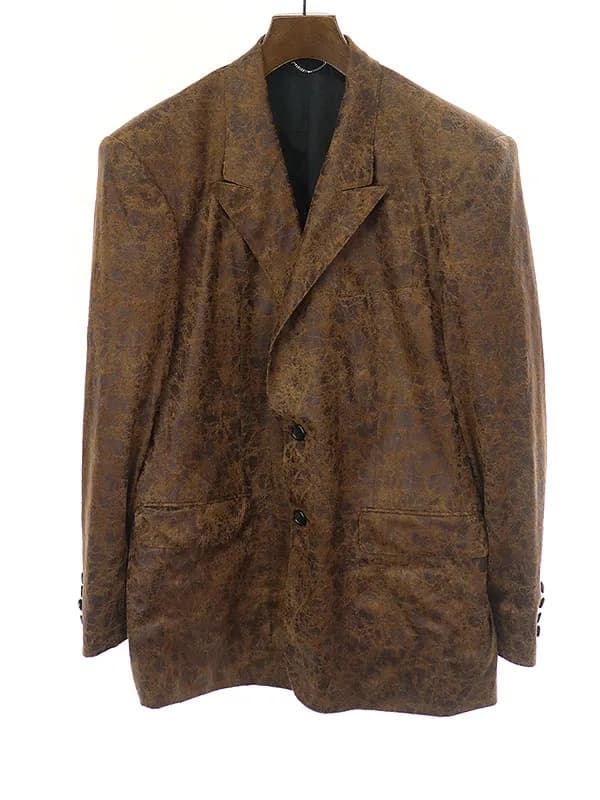 JOHN LAWRENCE SULLIVAN ジョン ローレンス サリバン 20SS コーティングクラック加工セットアップスーツ