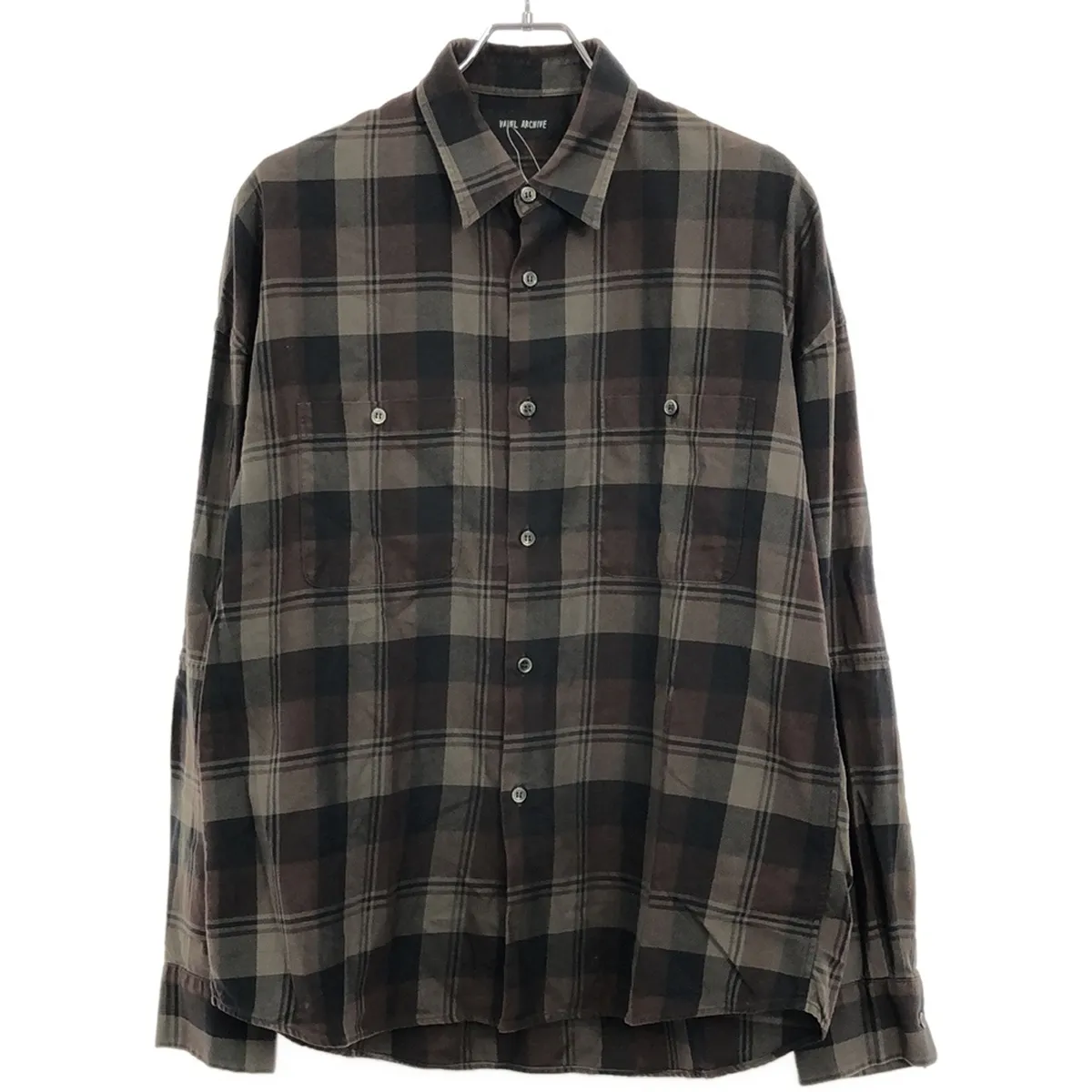 VAINL ARCHIVE ヴァイナルアーカイブ 18AW BBN SHIRTS チェックシャツ