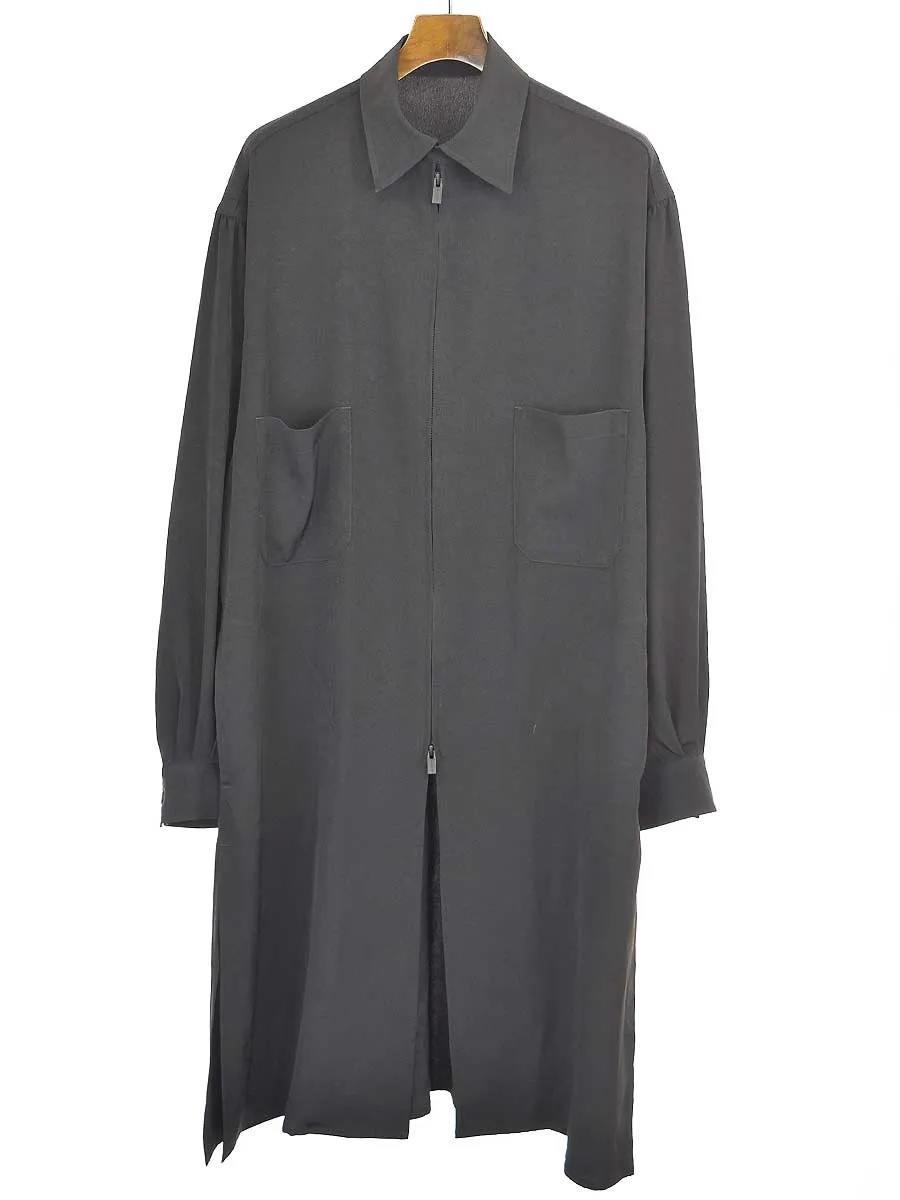 Yohji Yamamoto ヨウジヤマモトプールオム 21SS タキシードファスナーシャツ