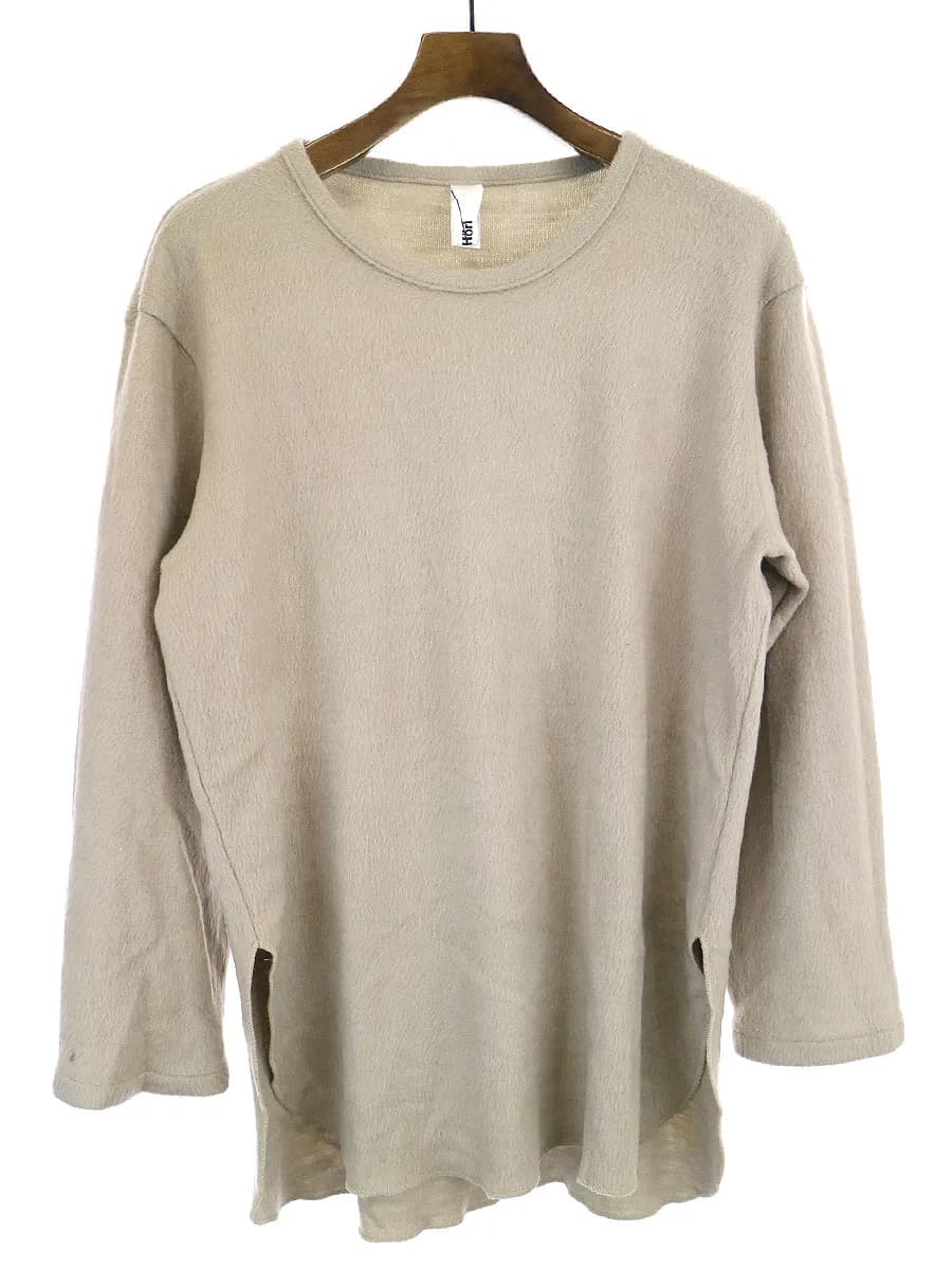 Edwina Horl エドウィナホール 15AW サイドスリットシャギーニットカットソー