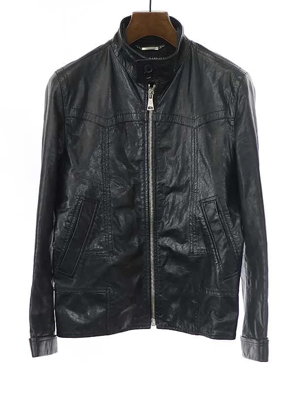 DOLCE&GABBANA ドルチェ&ガッバーナ 07AW ゴートスキンジップアップレザージャケット