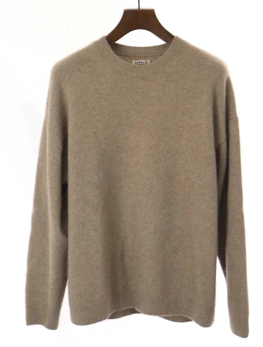 AURALEE オーラリー 18AW BABY CASHMERE KNIT ベビーカシミヤニットセーター