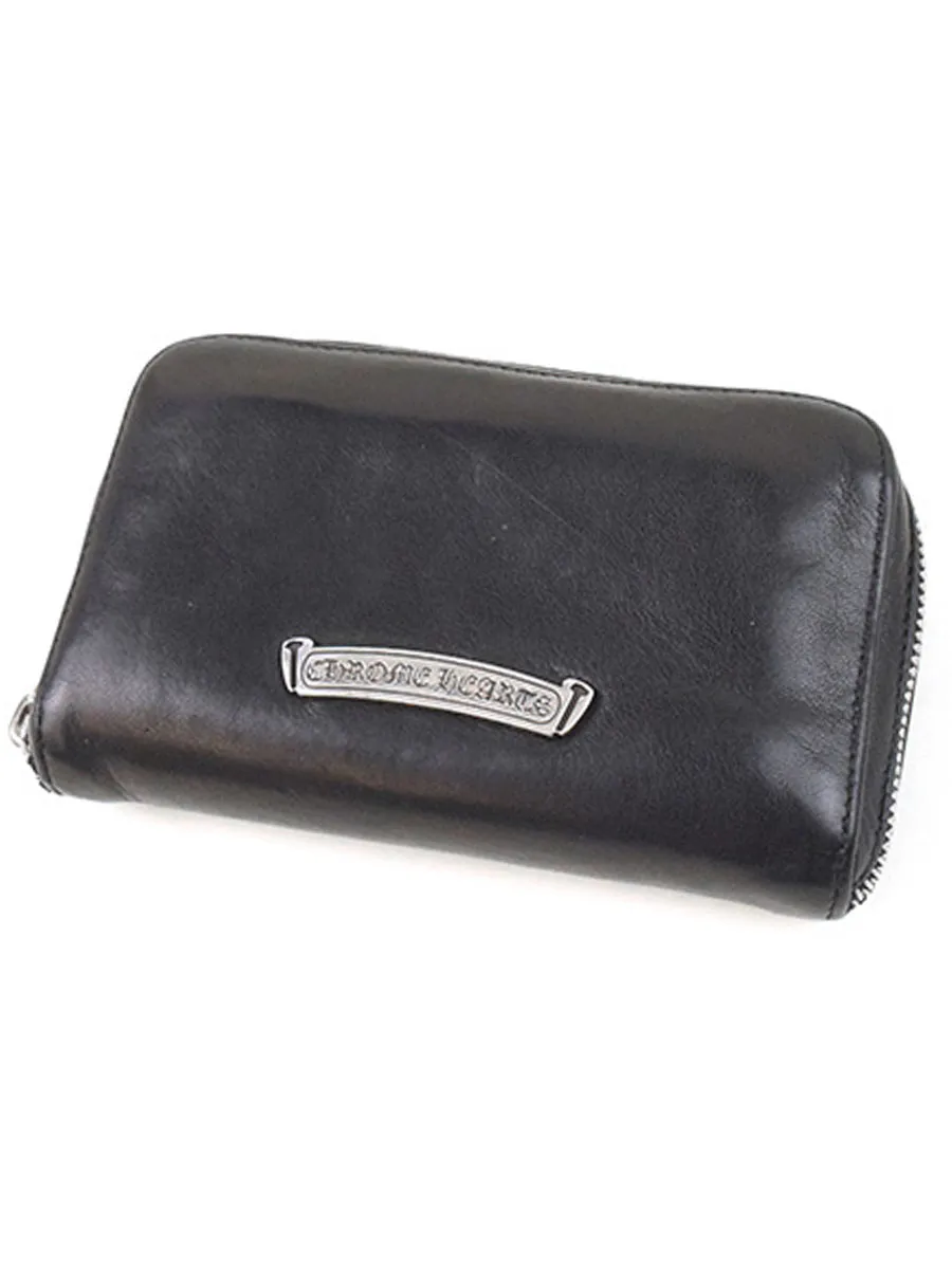 CHROME HEARTS クロムハーツ REC F MINI ラウンドジップレザーウォレット