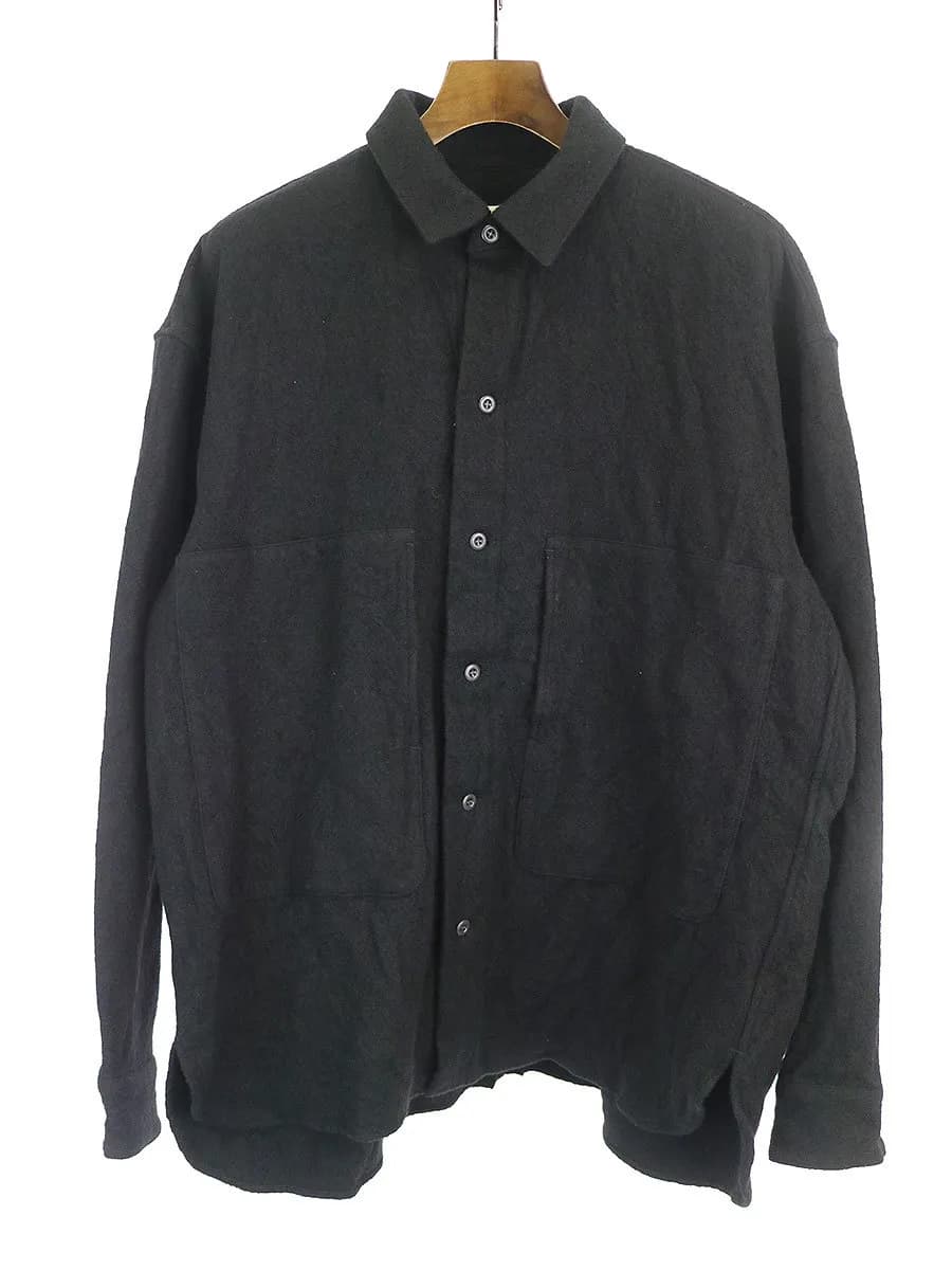 POLYPLOID ポリプロイド 19AW SHIRT JACKET C ウールシャツジャケット