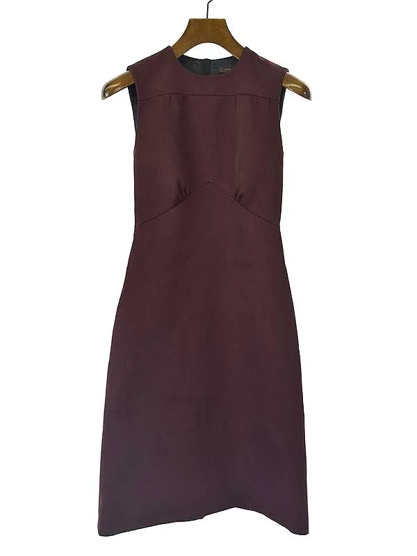 LOUIS VUITTON ルイヴィトン 14AW ノースリーブウールドレスワンピース