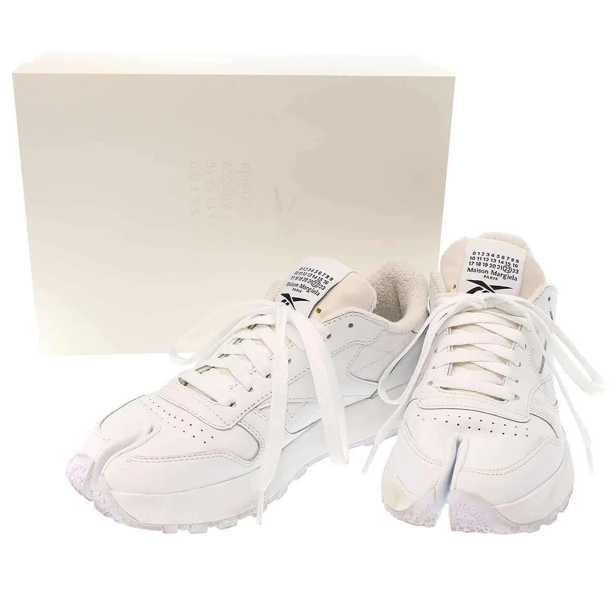 Maison Margiela メゾン マルジェラ×リーボック Classic Leather Tabi Project 0 CL タビクラシックスニーカー