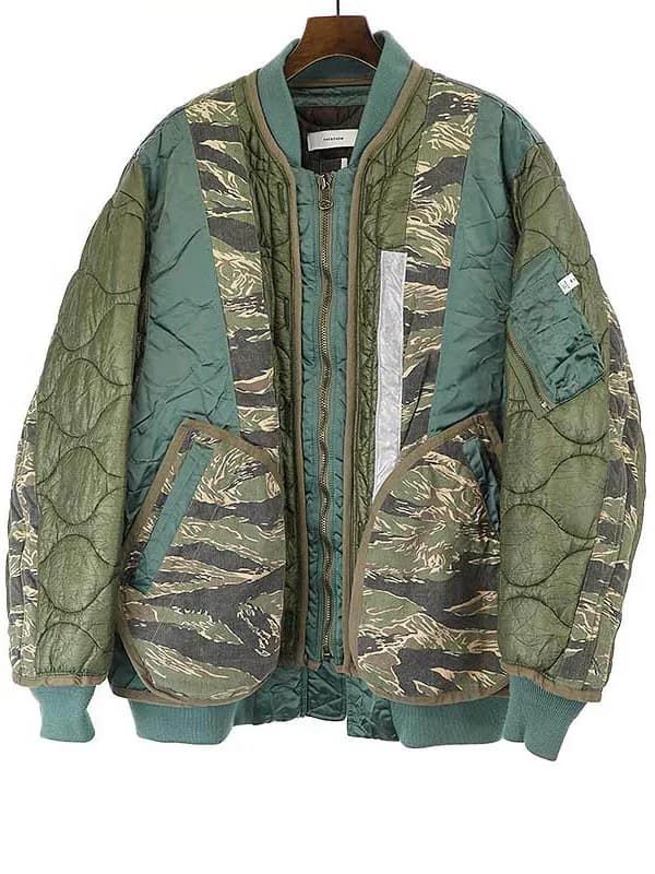 FACETASM ファセッタズム CAMO MIX MA-1 ミックスカモドッキングブルゾン