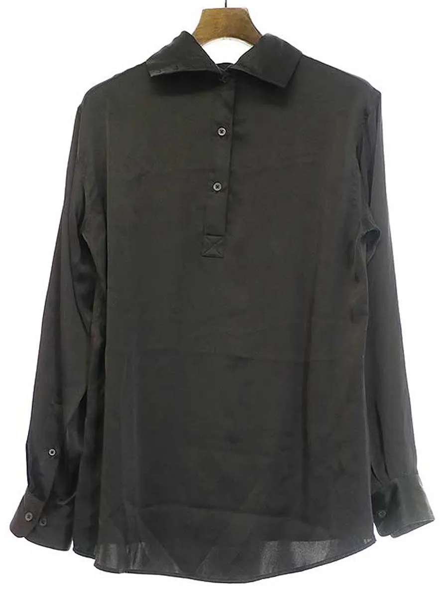 DRIES VAN NOTEN ドリスヴァンノッテン シルクプルオーバーシャツ