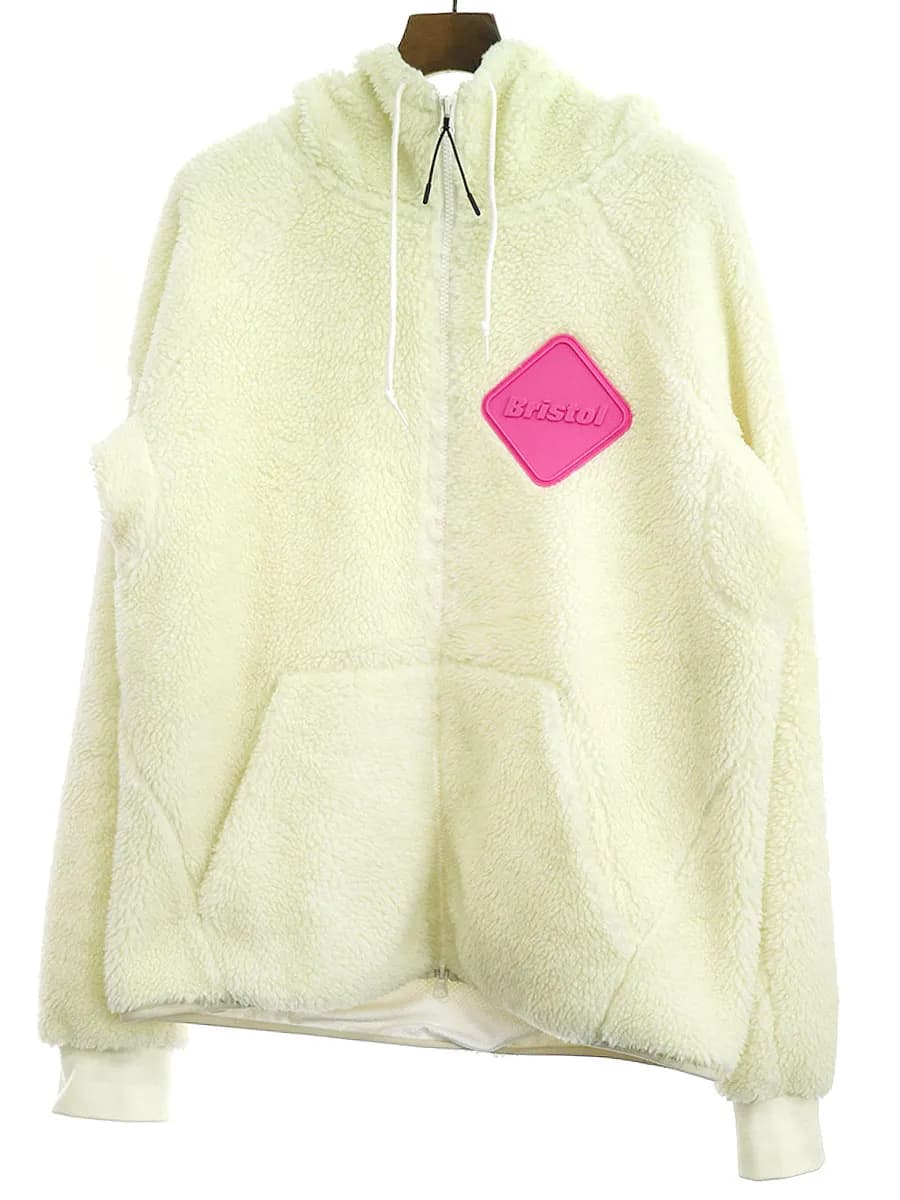 F.C.Real Bristol エフシーリアルブリストル FCRB BOA ZIP UP HOODIE ジップアップボアフードジャケット