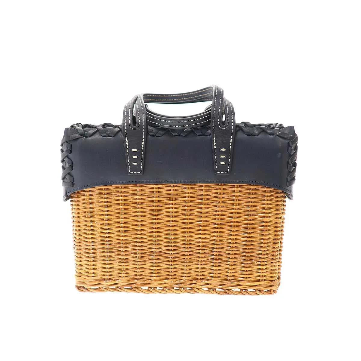 ア ヴァケーション SHIPS別注 50th ANNIV RATTAN S かごバッグ