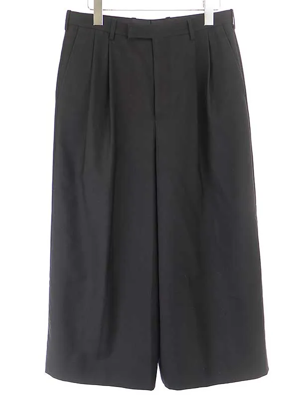 LAD MUSICIAN ラッドミュージシャン 20SS 2TUCK WIDE CROPPED SLACKS クロップドパンツ