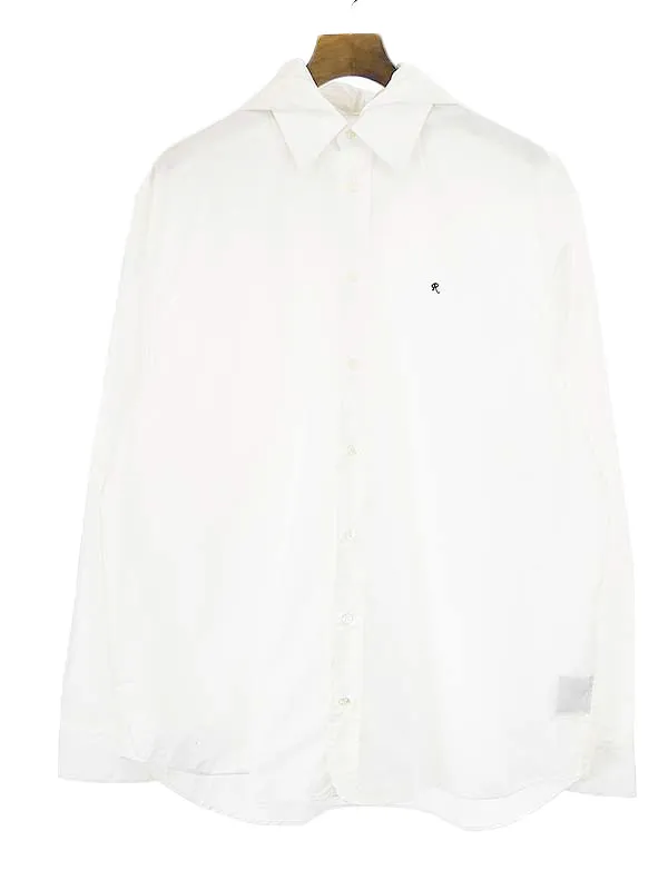 RAF SIMONS ラフシモンズ 20AW BIG FIT R-SHIRT WITH HOOD R刺繍フードシャツ
