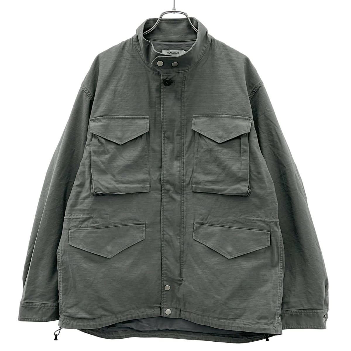 nonnative ノンネイティブ 25AW TROOPER JACKET COTTON BACKSATIN PIGMENT DYE WITH WINDSTOPPER トゥルーパージャケット