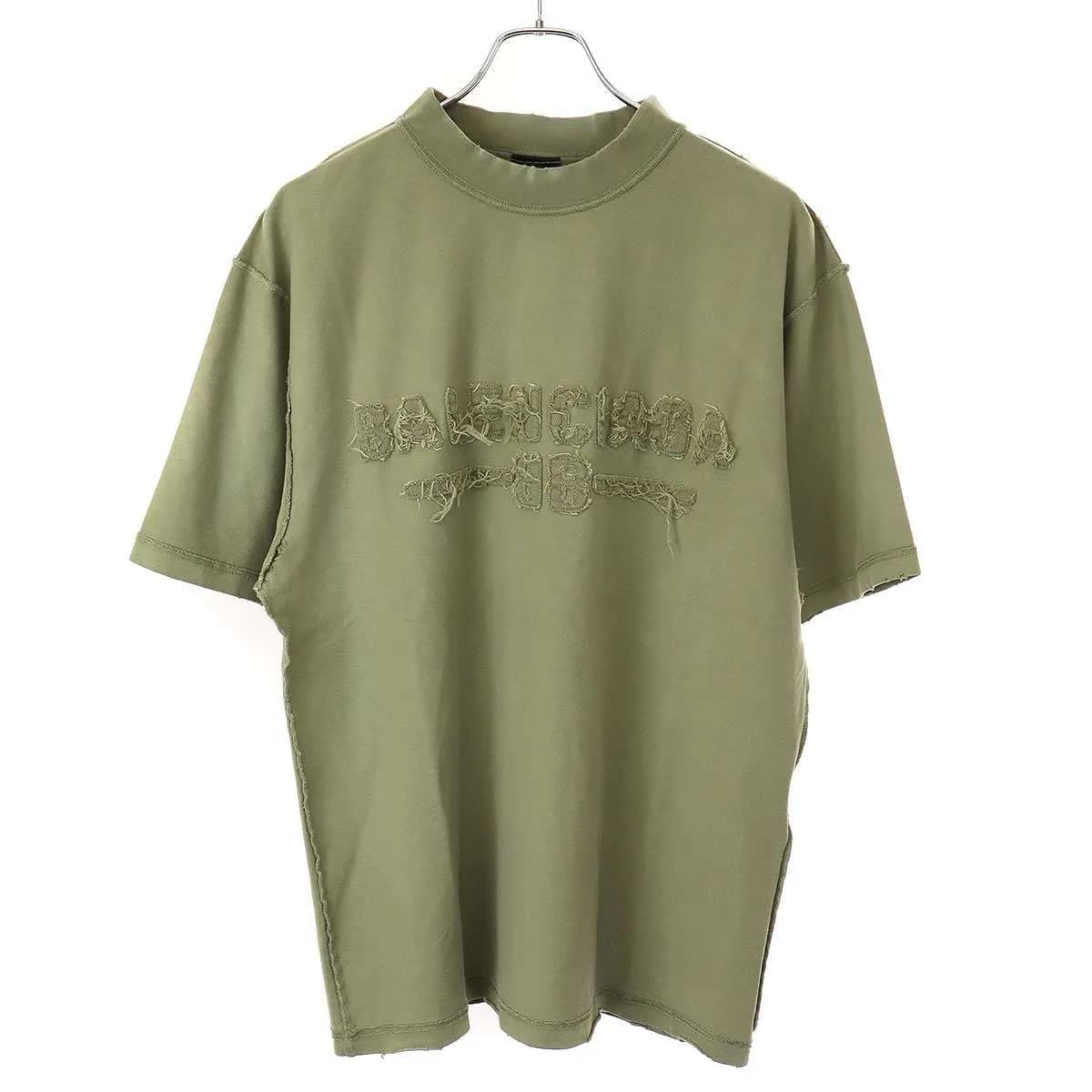 BALENCIAGA バレンシアガ 25SS Medium Fit T-Shirt インサイドアウトロゴTシャツ 822441 TSVA2