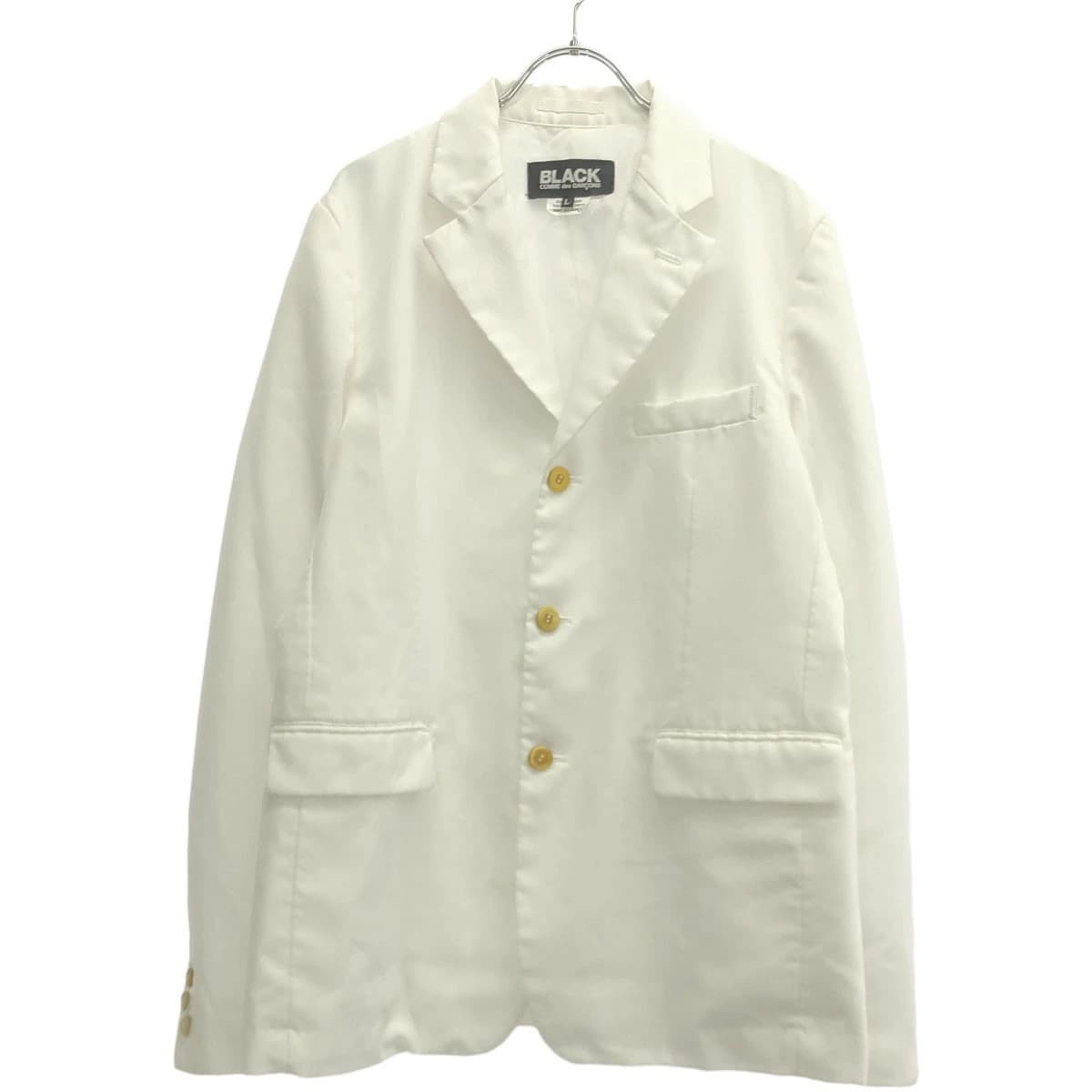 COMME des GARCONS ブラック コムデギャルソン 21SS ポリエステルテーラードジャケット