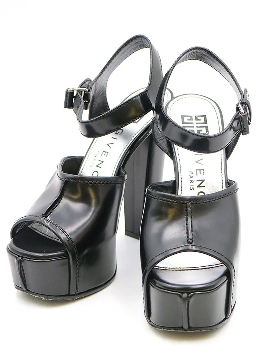 GIVENCHY ジバンシィ ハイヒールレザーサンダル