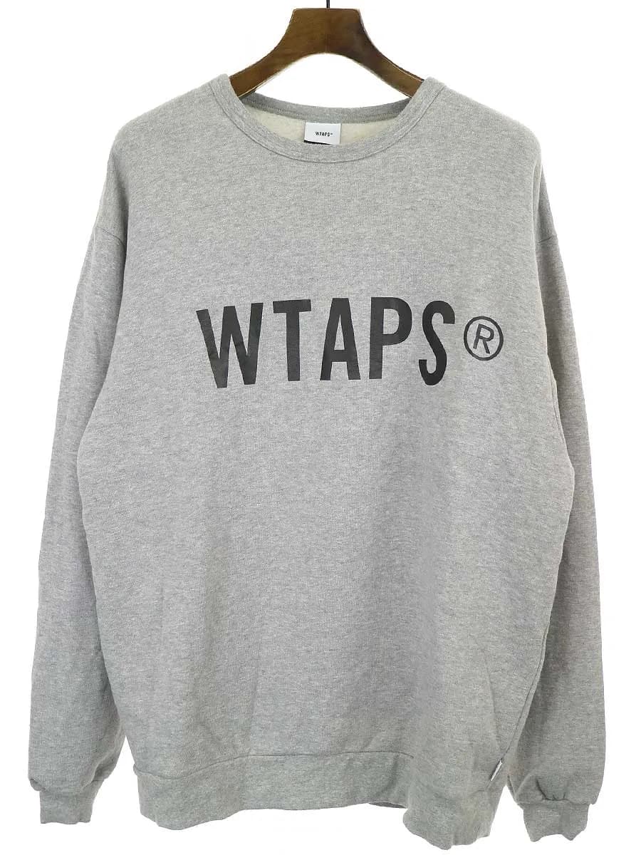 WTAPS ダブルタップス 20AW SCREEN WTVUA CREWNECK ロゴプリントスウェットトレーナー