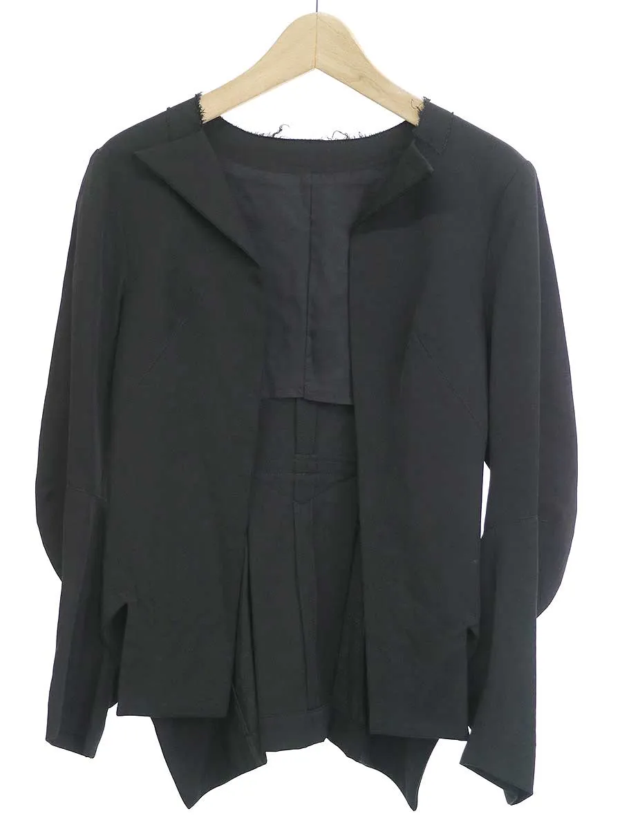 Yohji Yamamoto ヨウジヤマモト ファム 06SS スリーブデザインウールギャバジンジャケット