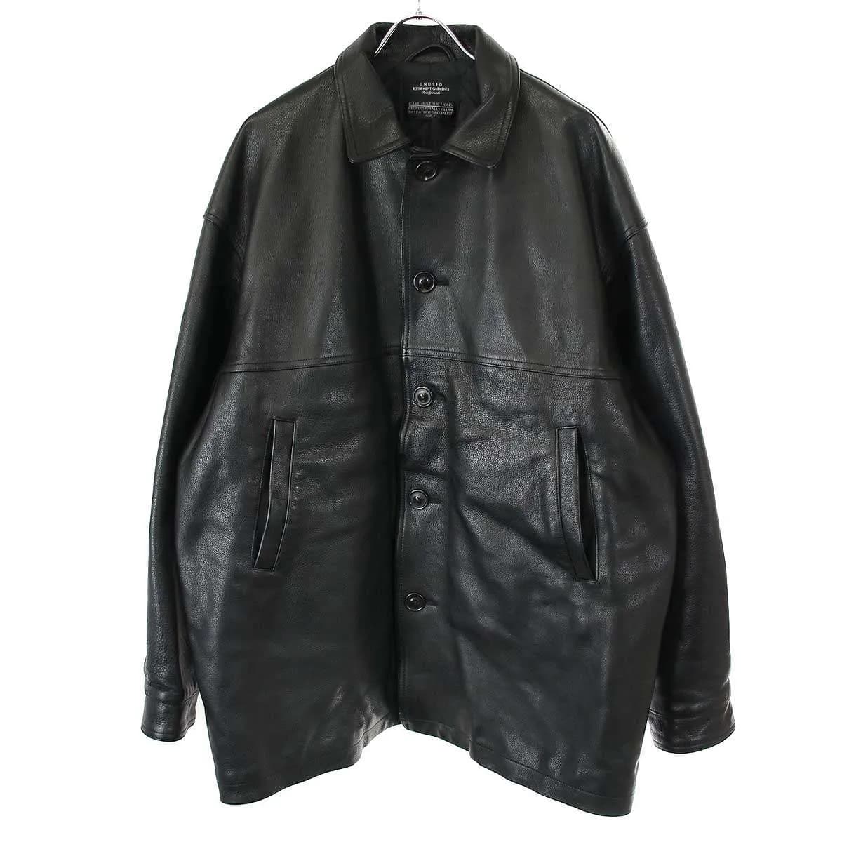 UNUSED アンユーズド 23AW Leather Jacket レザーカーコート US2358