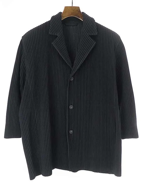 ISSEY MIYAKE オムプリッセイッセイミヤケ 21SS TAILORED PLEATS プリーツテーラードジャケット