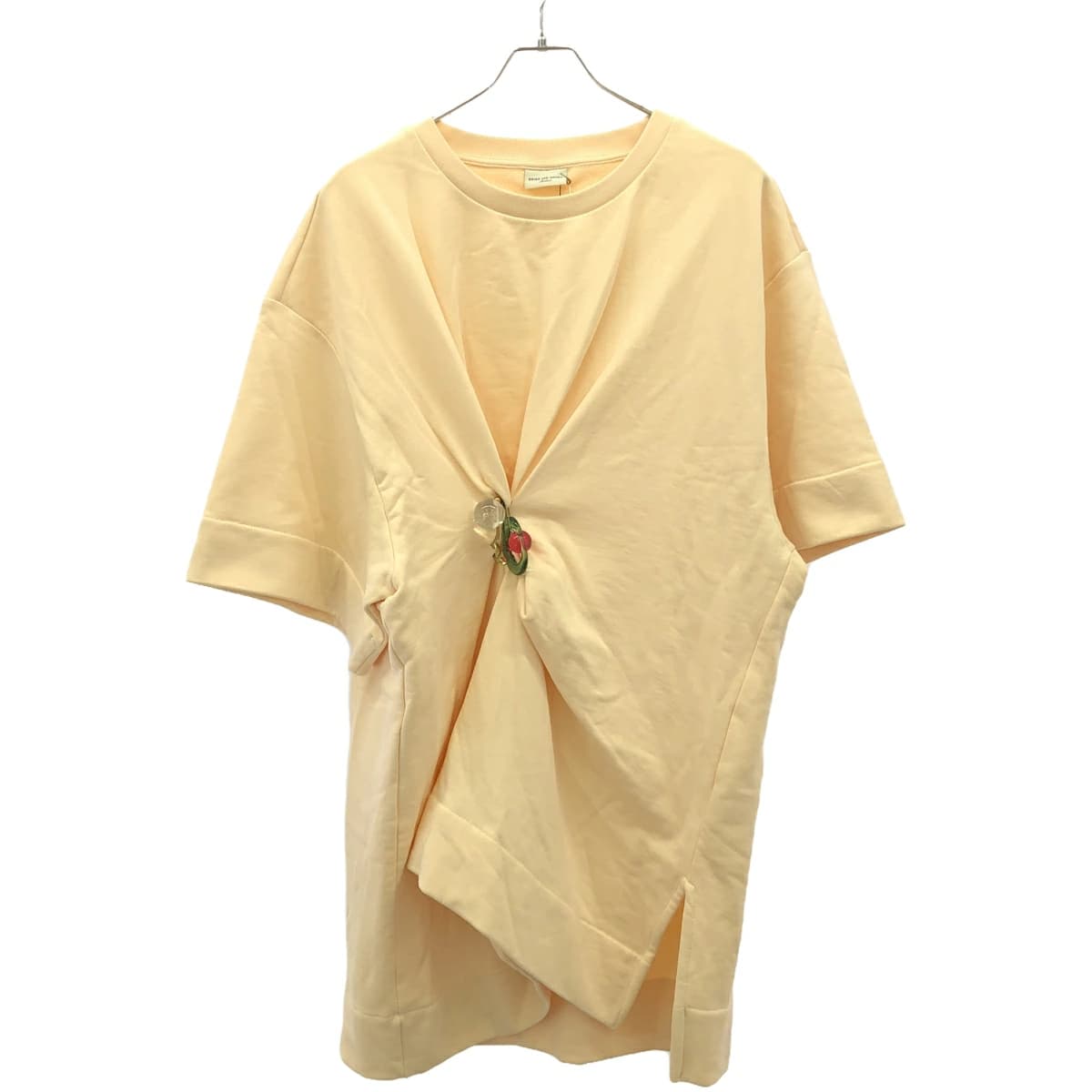 DRIES VAN NOTEN ドリスヴァンノッテン 23SS HALKA JEWEL 6610 W.K.DRESS PEARL スウェットワンピース