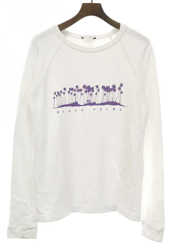 RAF SIMONS ラフシモンズ 1998SS BLACK PALMS期 プリントクルーネックスウェット