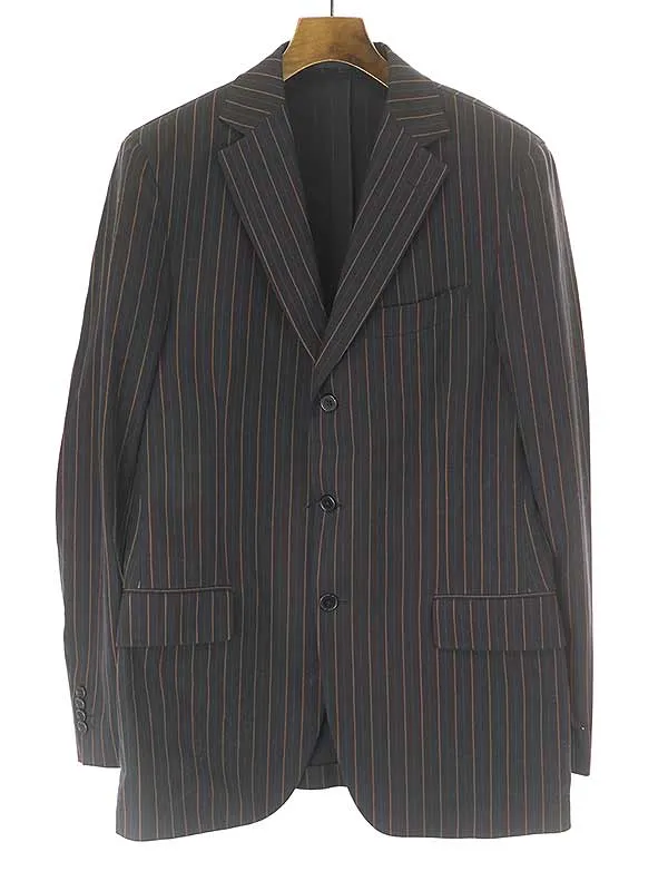 LARDINI ラルディーニ ARTICOLO ヘリンボーンストライプ3Bジャケット