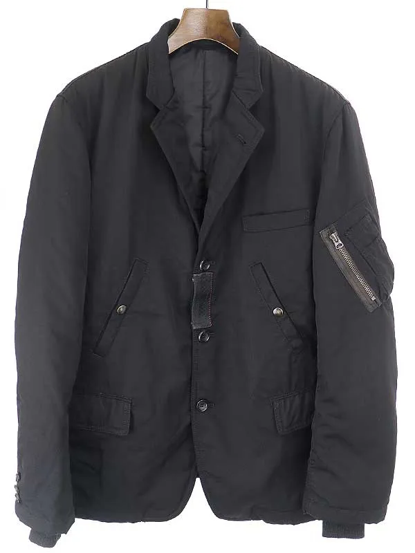 COMME des GARCONS コムデギャルソンオム 05AW 中綿入りMA-1テーラードジャケット