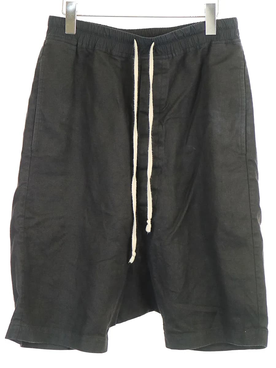 Rick Owens リックオウエンス 18AW PODS ドローコードリネンサルエルショーツ ハーフパンツ