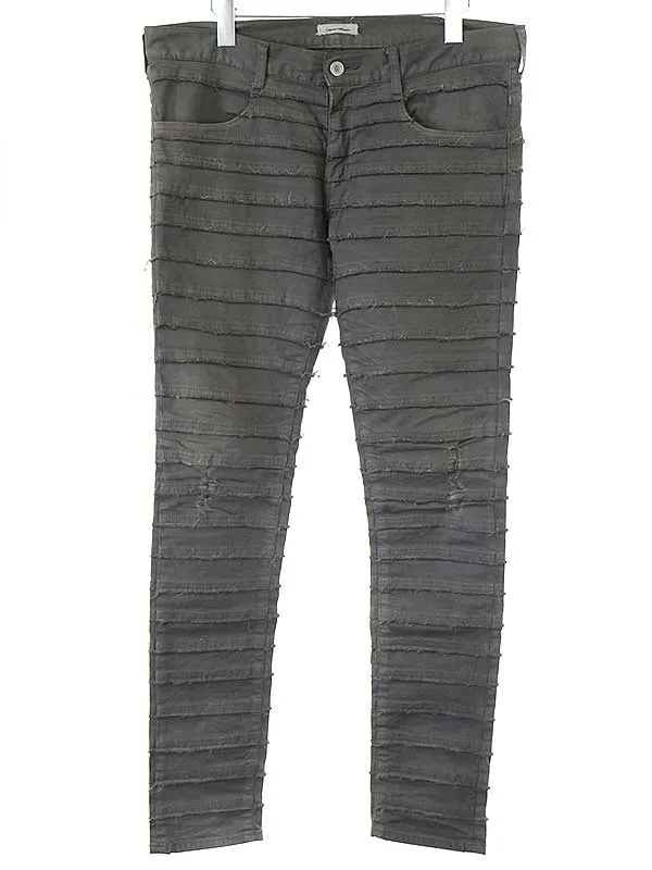 UNDERCOVER アンダーカバーイズム 13AW ダメージ加工ハギストレッチパンツ