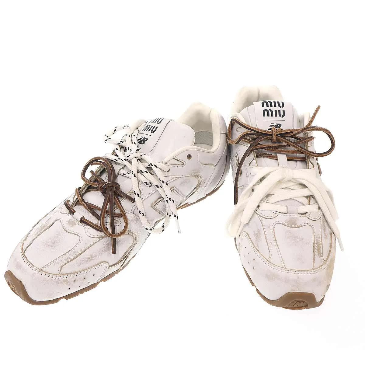 New Balance ニューバランス×ミュウミュウ 24SS 530 SL USED加工スニーカー