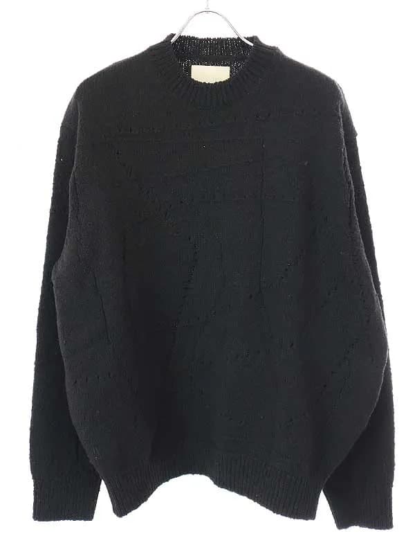 YOKE ヨーク 23AW MOCKNECK RIB SWEATER モックネックリブニットセーター