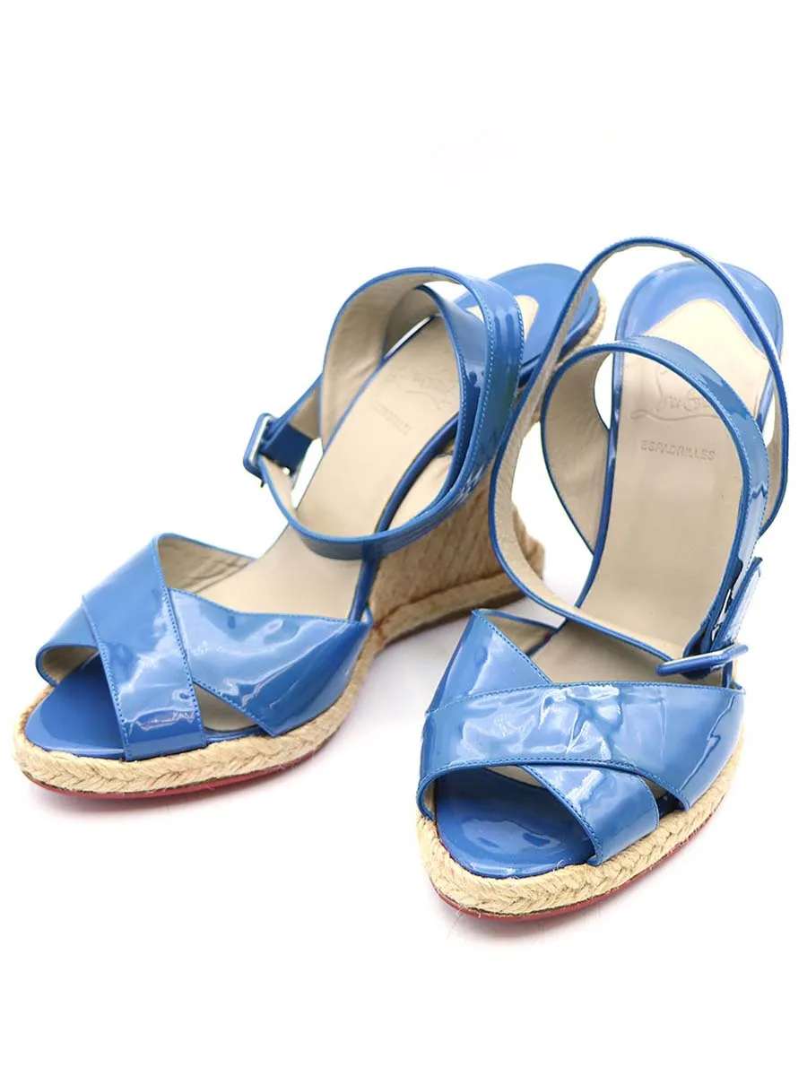 Christian Louboutin クリスチャンルブタン ESPADRILLES ウェッジソールサンダル