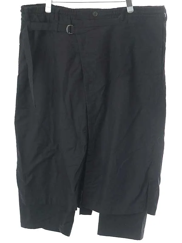 Yohji Yamamoto ヨウジヤマモト プールオム 20SS コットンツイルラップパンツ