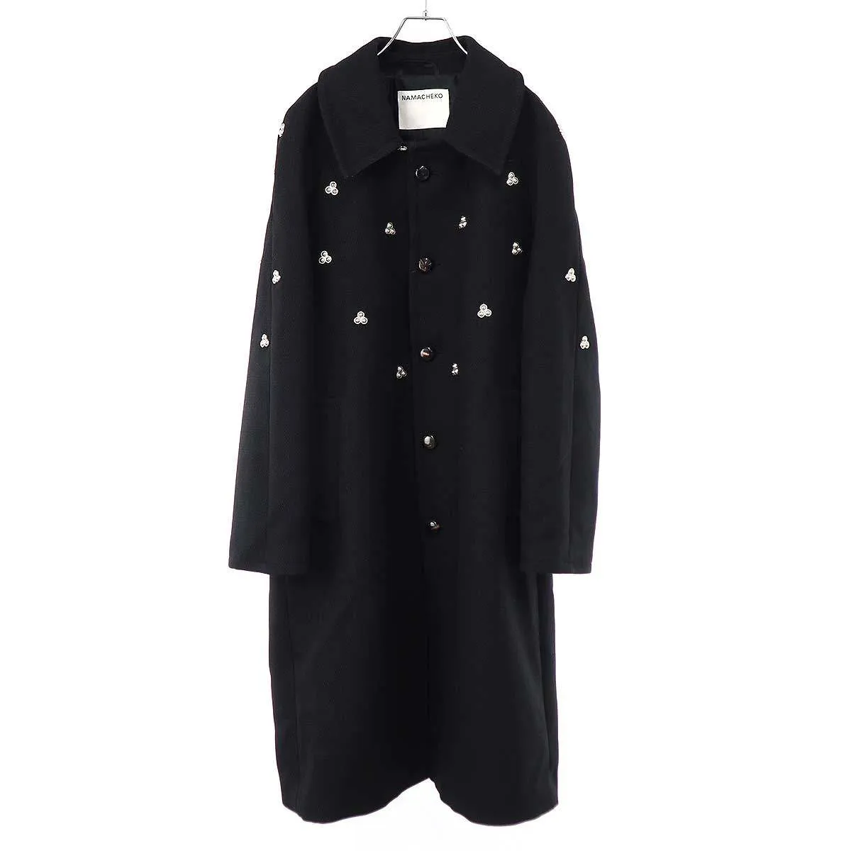 NAMACHEKO ナマチェコ 23AW VERDUN COAT スタッズデザイン ロングコート