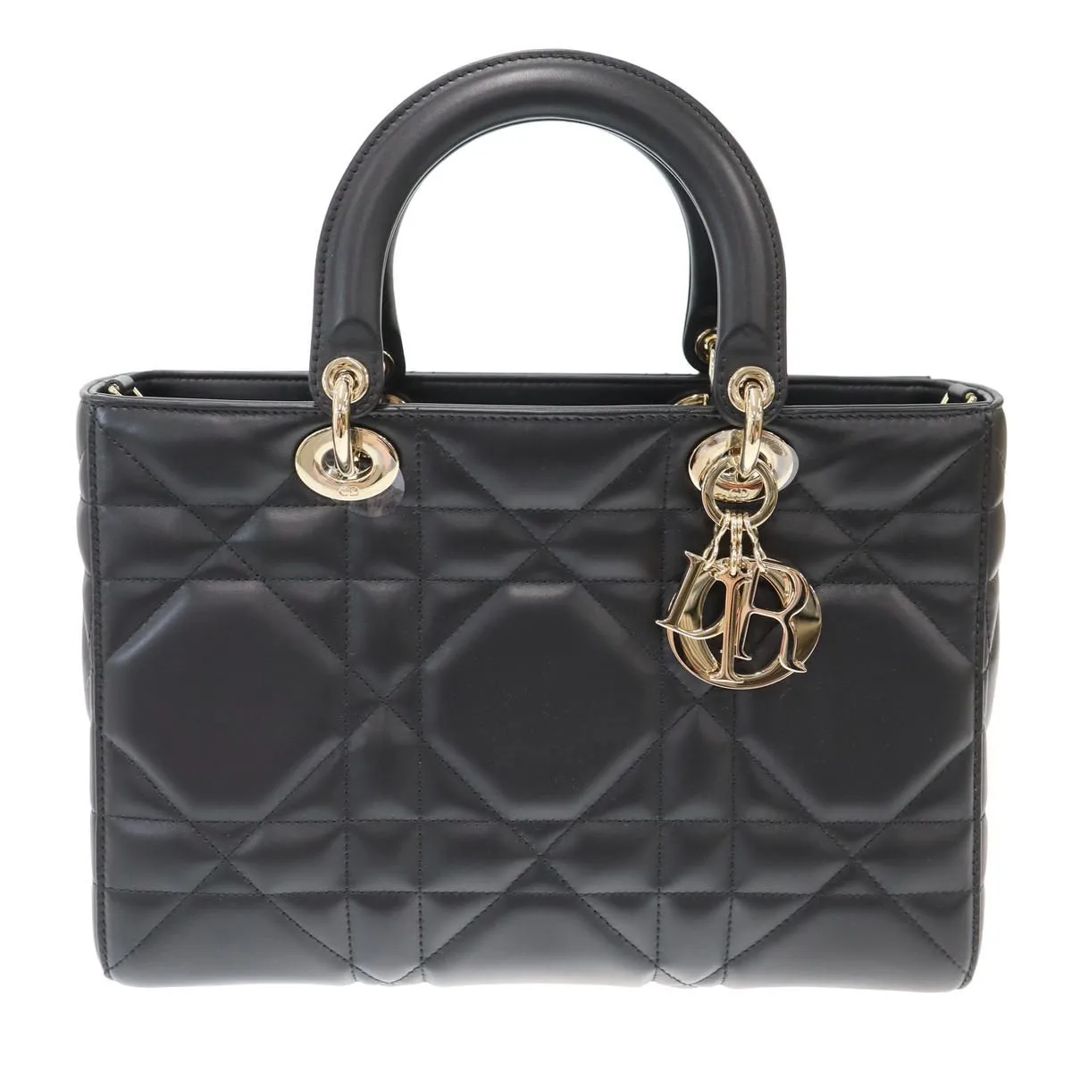 Christian Dior クリスチャンディオール Lady D-Sire Cannage Bag レディ ディオール ミディアム 2WAYショルダーバッグ