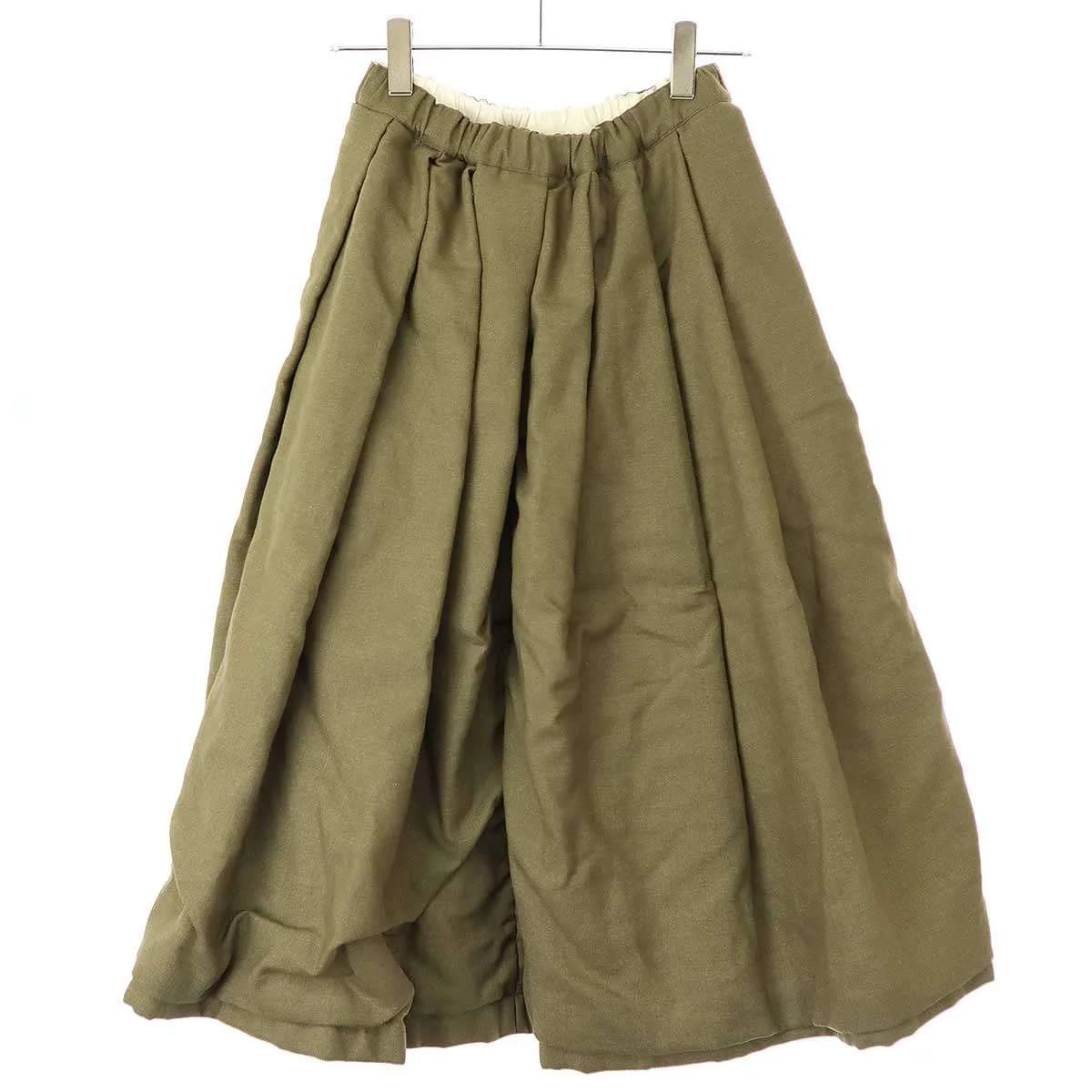 COMME des GARCONS コムデギャルソン 17AW 中綿入りコットンポリエステルギャザースカート