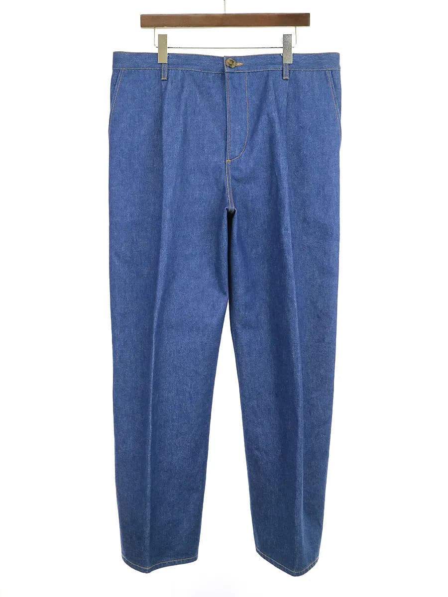 CristaSeya クリスタセヤ Japanese Heavy Denim Pleated Trousers プリーツワイドデニムパンツ