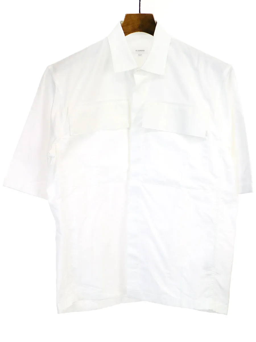 JIL SANDER ジルサンダー 17SS ビッグポケットショートスリーブシャツ