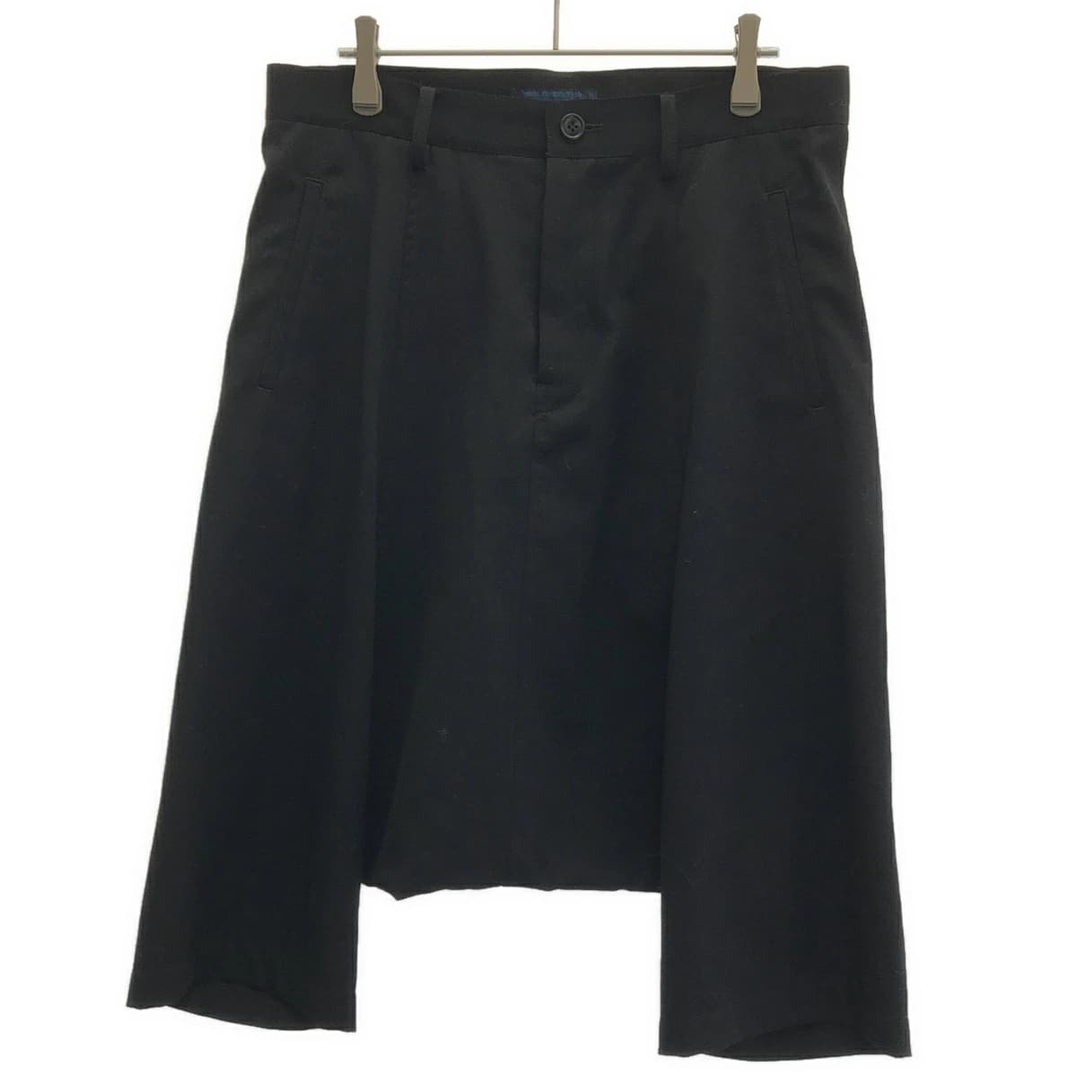 Yohji Yamamoto レギュレーション ヨウジヤマモト 23SS ウールギャバジンサルエルショートパンツ FI-P51-100