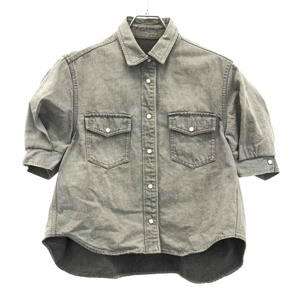 sacai サカイ 23SS Denim Shirt パフスリーブデニムダンガリーシャツ 23-06484
