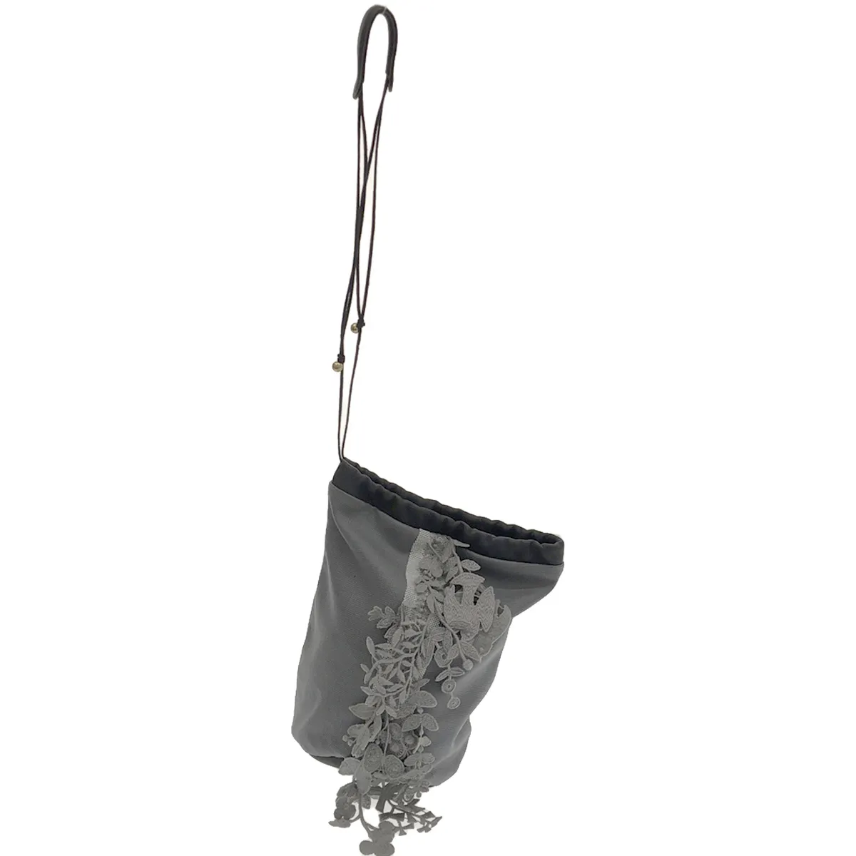 mina perhonen ミナペルホネン 24SS drop pochette forest parade レザーコンビミニポシェット